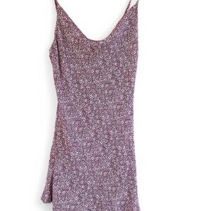Floral Spaghetti Strap Mini Dress Size L